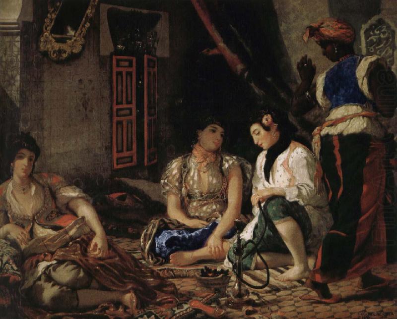 Eugene Delacroix Women of Algiers in the room china oil painting image